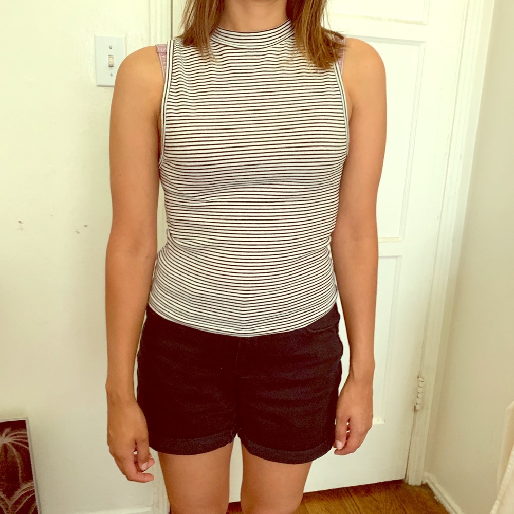 Forever 21 striped crop top